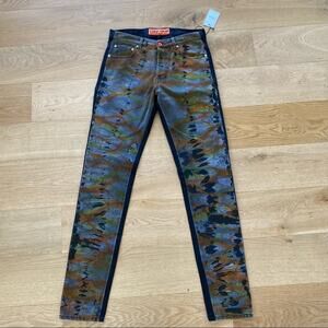 Heron Preston Tie Dye Straight Leg Jeans
